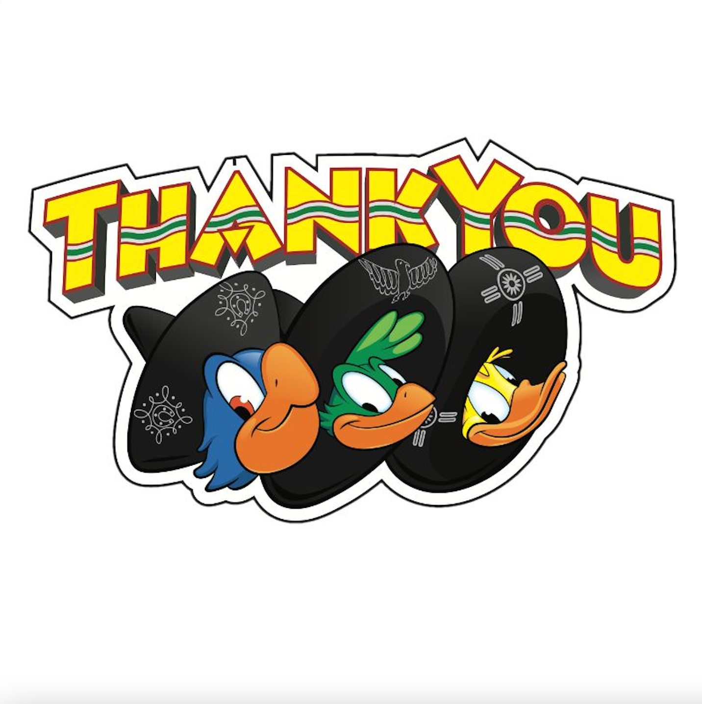 Mi Amigos XL Sticker