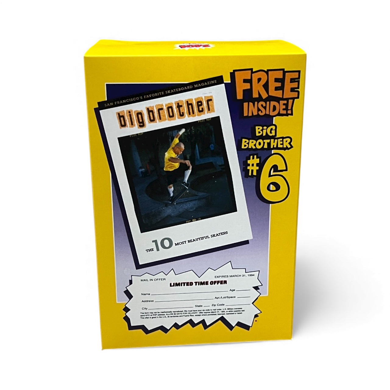 Big Brother Magazine x Tim Gavin Mini Cereal Box