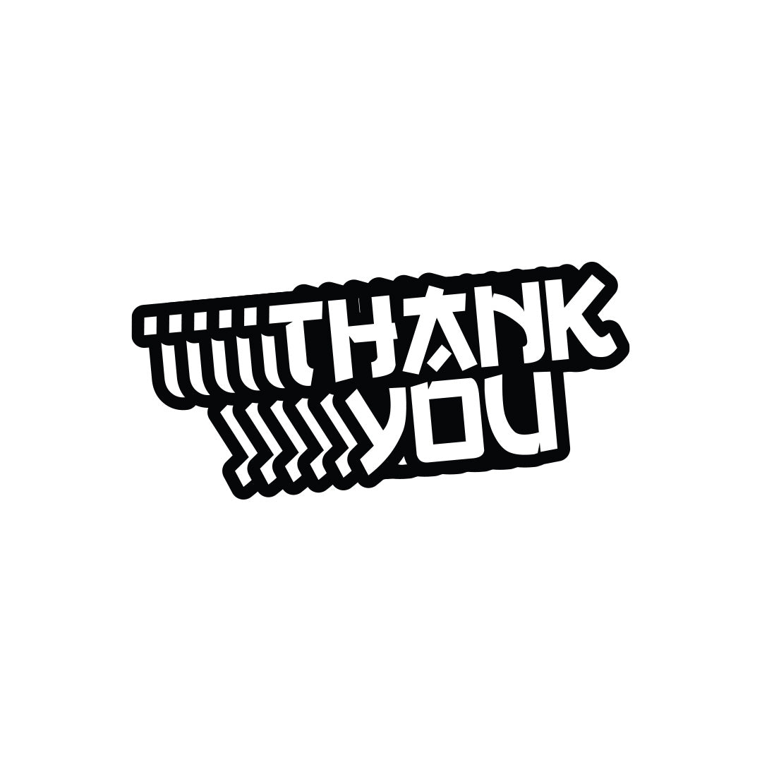 Thank You Sticker - 20 Pack – Thank You Skateboards