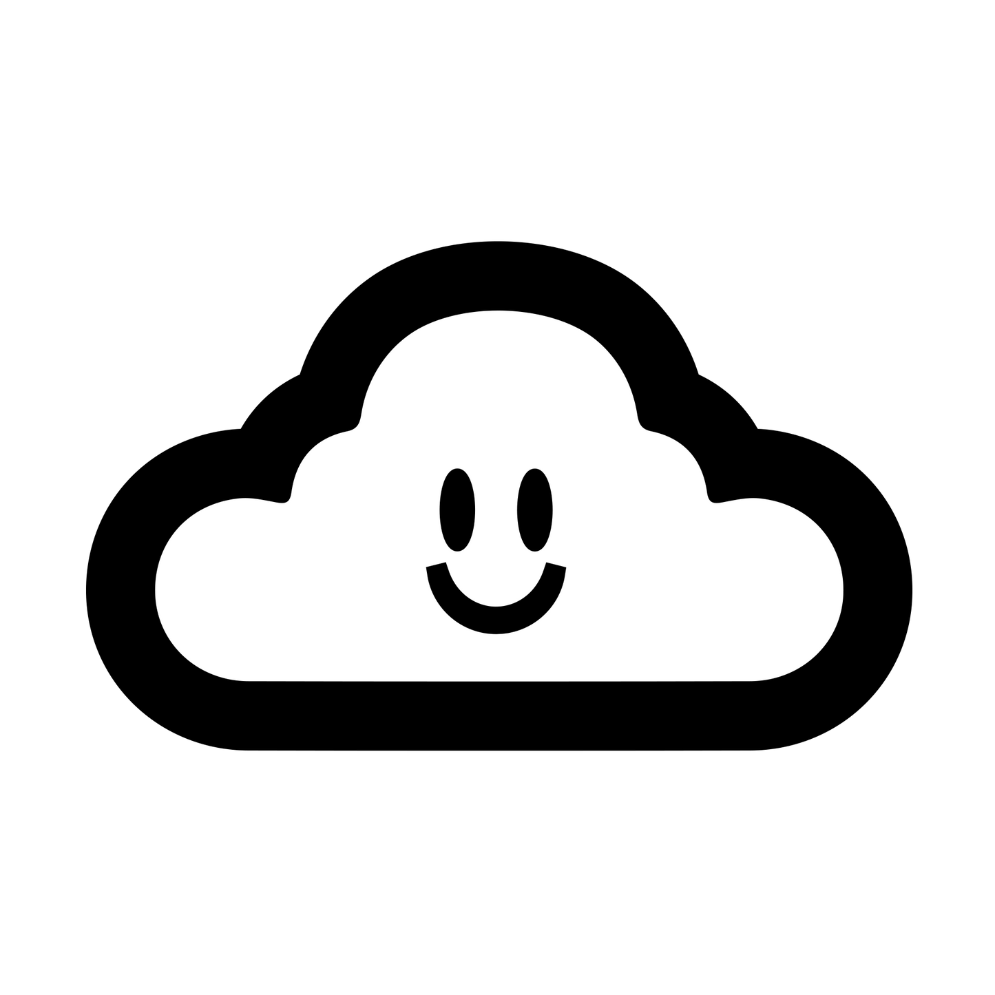 Cloudy Sticker