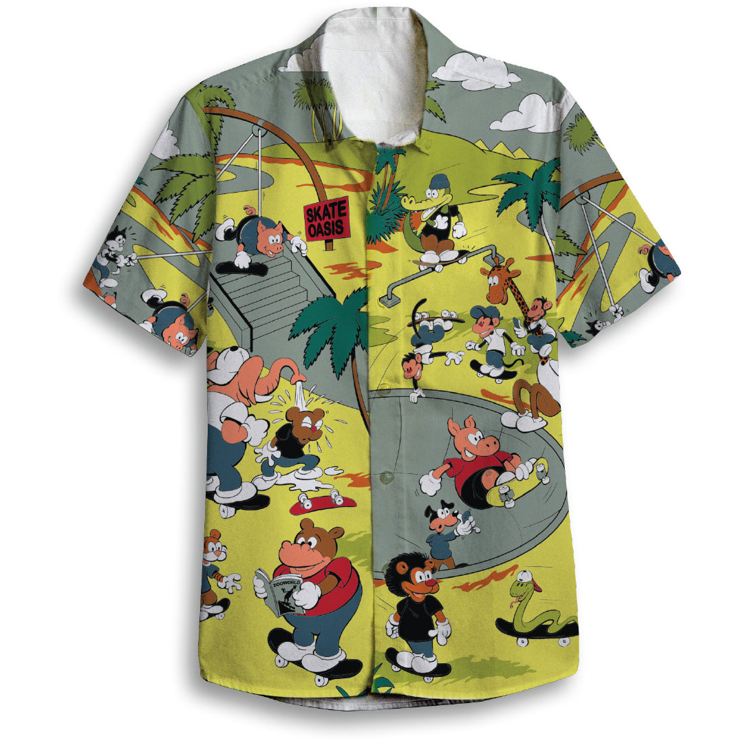 Skate Oasis Button Up