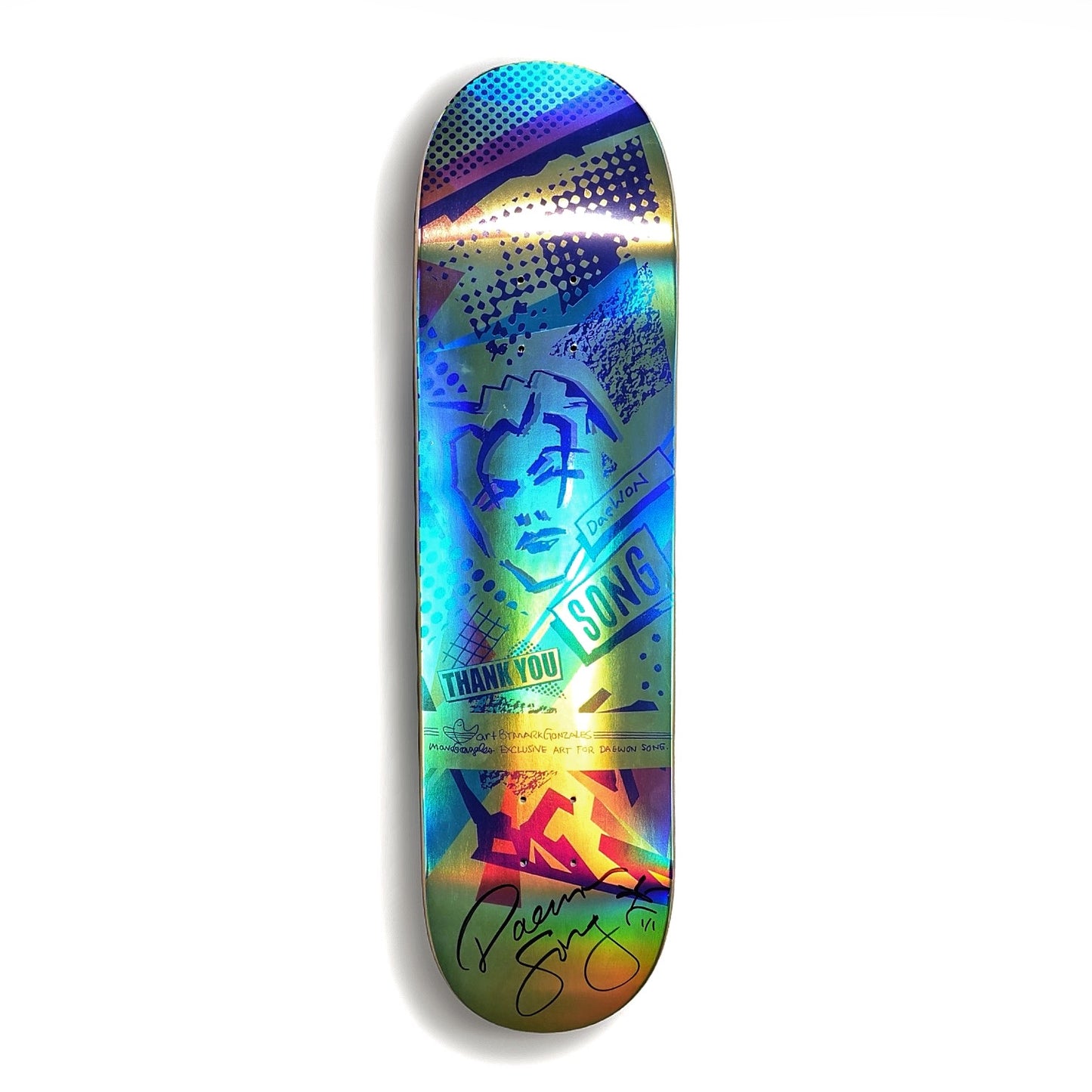 *SIGNED* DAEWON X GONZ "FULLY FOIL'D" 1 OF 1 DECK